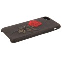 EMBROIDERY ROSE PHONE CASE IPHONE 7 4.7 '' A1586 / A1688 BLACK