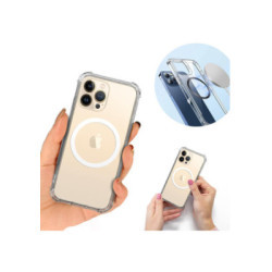 ANTI-SHOCK CASE WITH MAGSAFE FOR APPLE IPHONE 13 PRO MAX TRANSPARENT