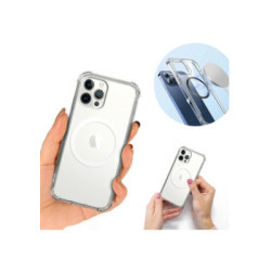 ANTI-SHOCK CASE WITH MAGSAFE FOR APPLE IPHONE 12 PRO MAX TRANSPARENT