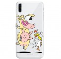 PHONE CASE IPHONE X A1901 CARTOON NETWORK KK176 CLASSIC COW AND CHICKEN