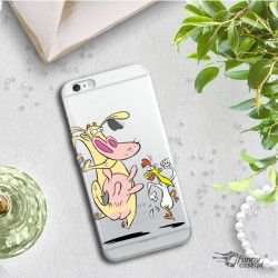 IPHONE 6 PLUS PHONE CASE A1522 CARTOON NETWORK KK176 CLASSIC COW AND CHICKEN