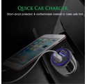 CAR CHARGER 2xUSB DC-681 3.1A [QUICK CHARGE] BLACK