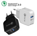 CHARGER 1xUSB LZ-008 [QUICK CHARGE] BLACK