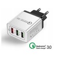 CHARGER 3xUSB QC-003 [QUICK CHARGE] WHITE