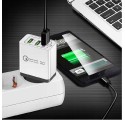 CHARGER 3xUSB QC-003 [QUICK CHARGE] WHITE