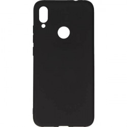 RUBBER SMOOTH FOR XIAOMI REDMI NOTE 7 PHONE BLACK