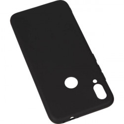 RUBBER SMOOTH FOR XIAOMI REDMI NOTE 7 PHONE BLACK