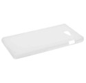 RUBBER SMOOTH PHONE CASE SONY XPERIA M2 D2305 WHITE