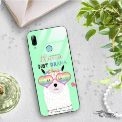 BLACK CASE GLASS CASE FOR HUAWEI P SMART 2019 PHONE ST_ALP104