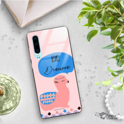 BLACK CASE GLASS CASE FOR HUAWEI P30 ST_ALP110 PHONE