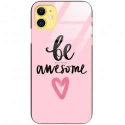BLACK CASE GLASS CASE FOR PHONE APPLE IPHONE 11 ST_LAD108