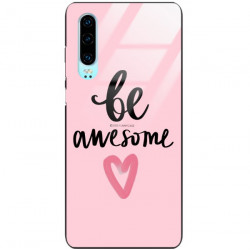 BLACK CASE GLASS CASE FOR HUAWEI P30 ST_LAD108 PHONE
