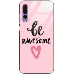 BLACK CASE GLASS CASE FOR HUAWEI P20 PRO PHONE ST_LAD108
