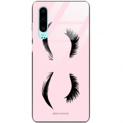 BLACK CASE GLASS CASE FOR HUAWEI P30 ST_LAD134 PHONE