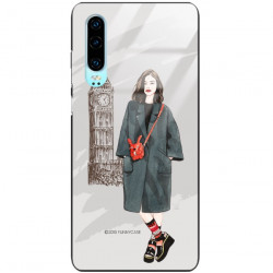 BLACK CASE GLASS CASE FOR HUAWEI P30 ST_STF100 PHONE
