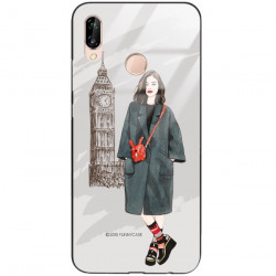 BLACK CASE GLASS CASE FOR HUAWEI P20 LITE ST_STF100