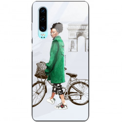 BLACK CASE GLASS CASE FOR HUAWEI P30 ST_STF103 PHONE