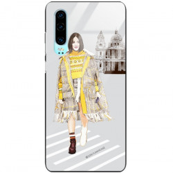 BLACK CASE GLASS CASE FOR HUAWEI P30 ST_STF114 PHONE