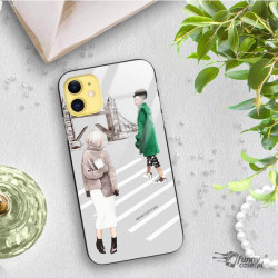 BLACK CASE GLASS CASE FOR PHONE APPLE IPHONE 11 ST_STF118