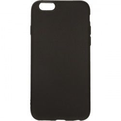 RUBBER SMOOTH PHONE CASE IPHONE 6 4.7 '' A1586 / A1688 BLACK