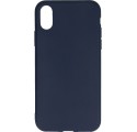 RUBBER SMOOTH PHONE CASE IPHONE X / XS A1901 / A1920 NAVY BLUE