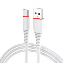 CABLE USB MICRO USB QUICK CHARGE WHITE