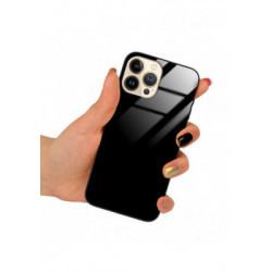 BLACK CASE GLASS FOR PHONE APPLE IPHONE 13 PRO MAX BLACK